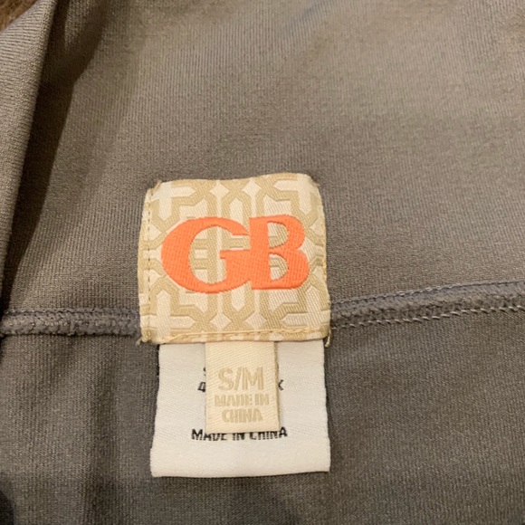 GB Workout Pants with wrap around tie bottoms - Picture 2 of 2